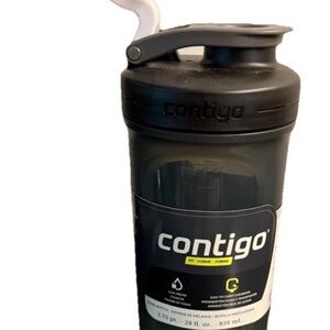 Contigo Shake & Go Fit Bottle Protein Shaker Black 28oz BOA Free